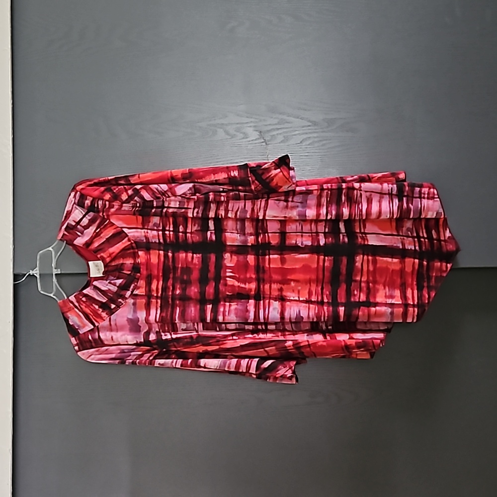 Zadie Bs Red and Pink Cleo top.